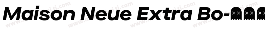 Maison Neue Extra Bo字体转换
